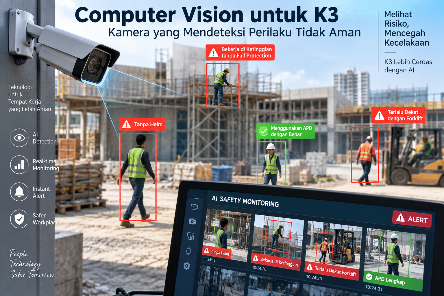 Computer Vision untuk K3-Kamera yang Mendeteksi Perilaku Tidak Aman