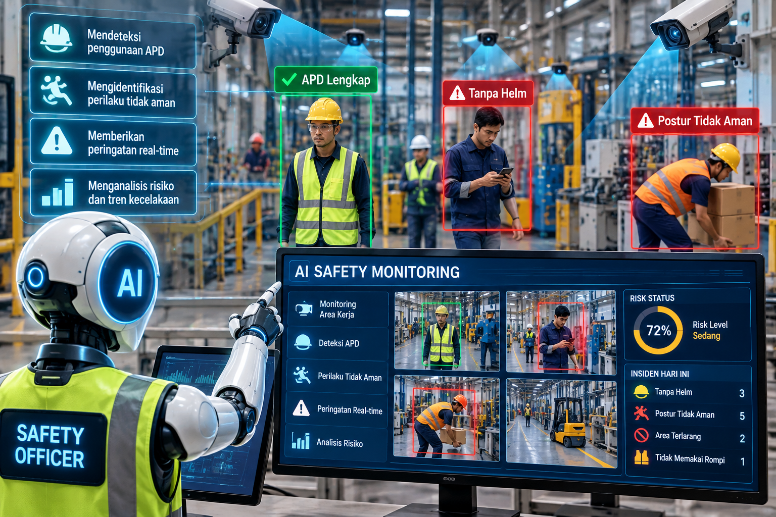 AI sebagai Safety Officer- Bisakah Kecerdasan Buatan Mencegah Kecelakaan Kerja