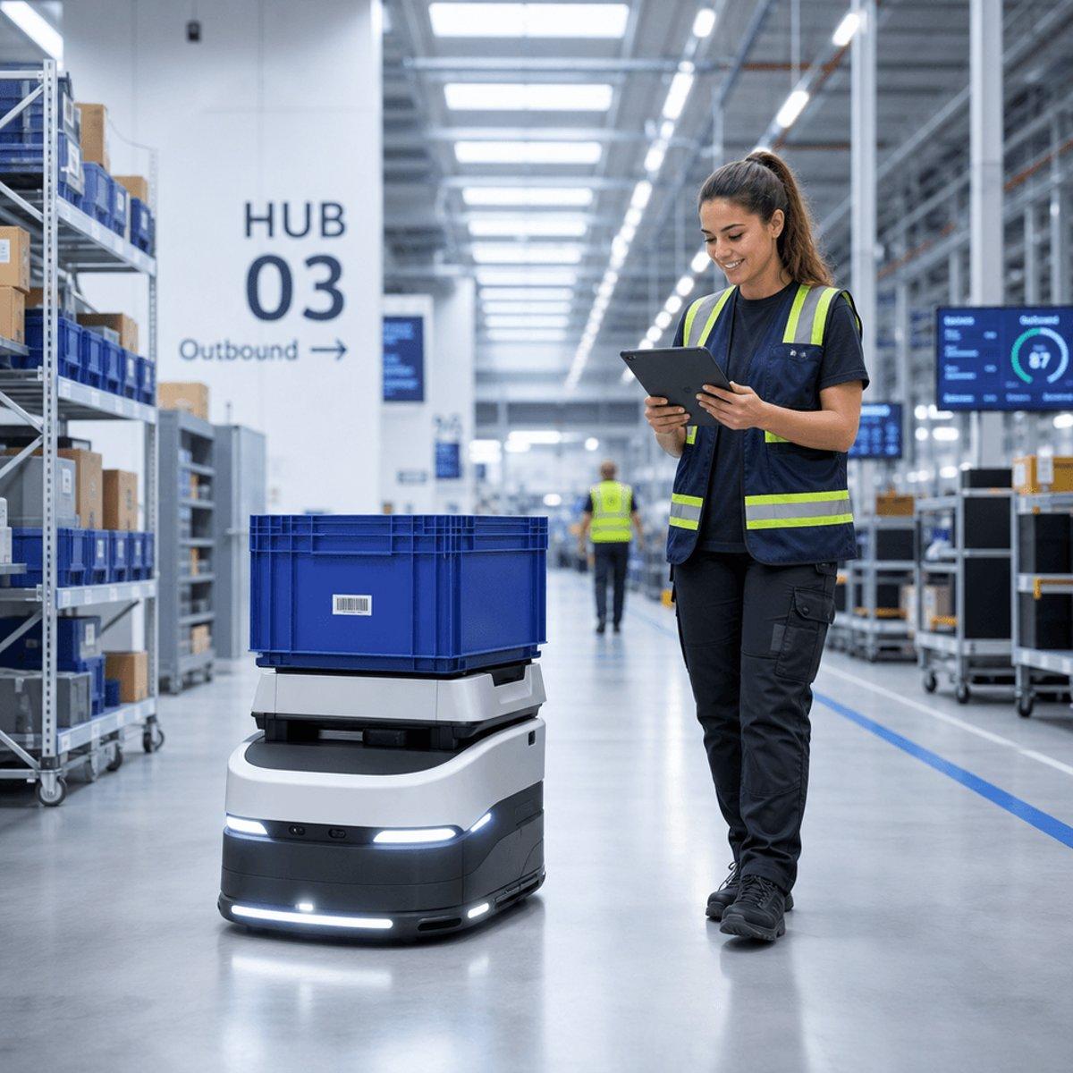 Autonomous Mobile Robot di Gudang Siapa yang Bertanggung Jawab Ketika Jalur Robot Tidak Aman